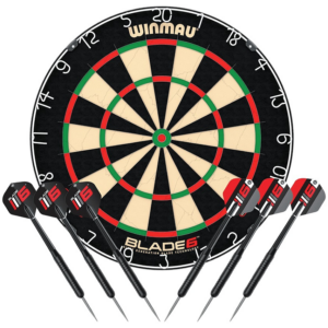 Winmau Blade 6 Set + 2 sets Winmau Steeldarts