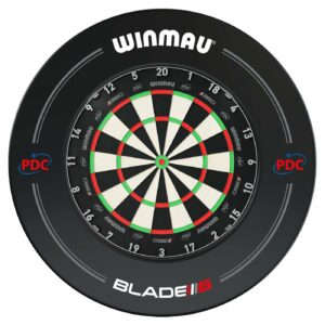 Winmau Blade 360 Triple Core Technology + Winmau PDC Black Surround - Dartset