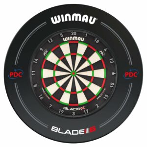 Winmau Blade X + Winmau PDC Black Surround - Dartset