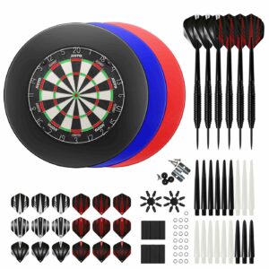 KOTO King Classic 360 Edition + Surround + Kit d'accessoires KOTO Steeltip 90 pièces - Dartset