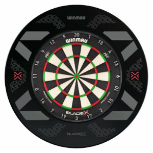 Winmau Blade X + Winmau Blade X Black Red Surround - Dartset